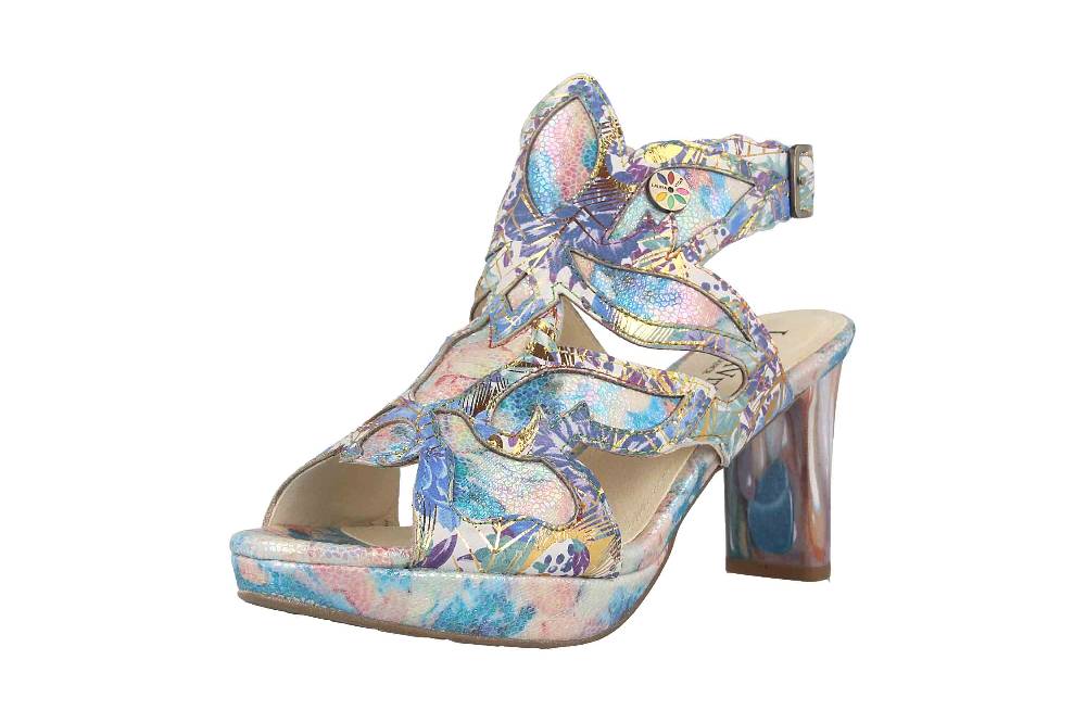 Laura Vita Sandaletten In Übergrößen Mehrfarbig HICAO 19 Bleu Große Damenschuhe