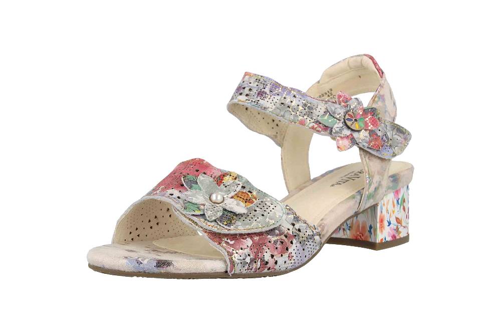 Laura Vita Sandaletten In Übergrößen Mehrfarbig HUCBIO 05 Gris Große Damenschuhe