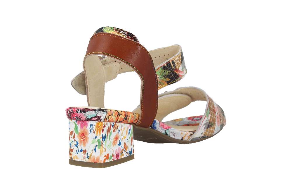 Laura Vita Sandaletten In Übergrößen Mehrfarbig HUCBIO 05 Ambre Große Damenschuhe