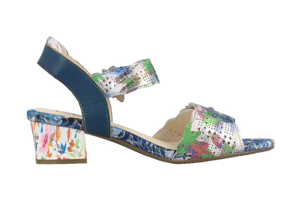 Laura Vita Sandaletten In Übergrößen Mehrfarbig HUCBIO 05 Bleu Große Damenschuhe