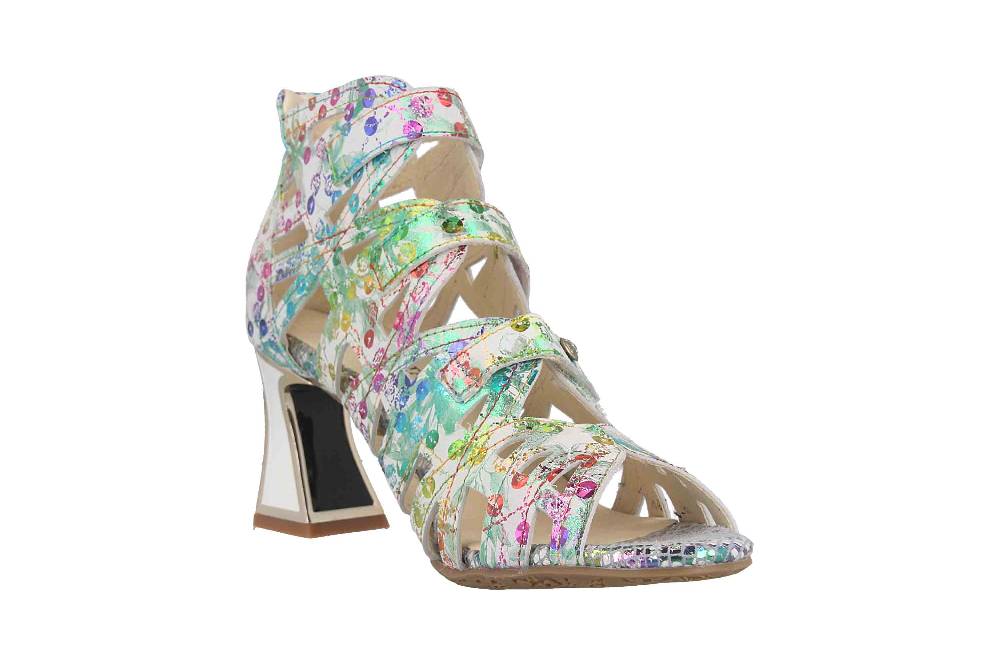 Laura Vita Sandaletten In Übergrößen Mehrfarbig JACBO 01 Bisque Große Damenschuhe