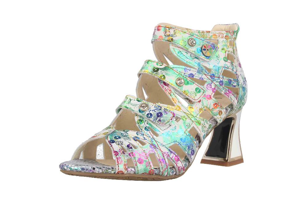 Laura Vita Sandaletten In Übergrößen Mehrfarbig JACBO 01 Bisque Große Damenschuhe