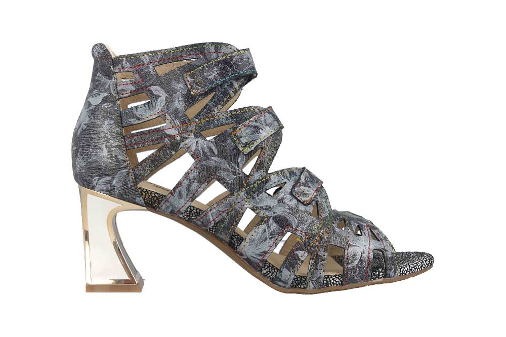 Laura Vita Sandaletten In Übergrößen Mehrfarbig JACBO 01 Acier Große Damenschuhe