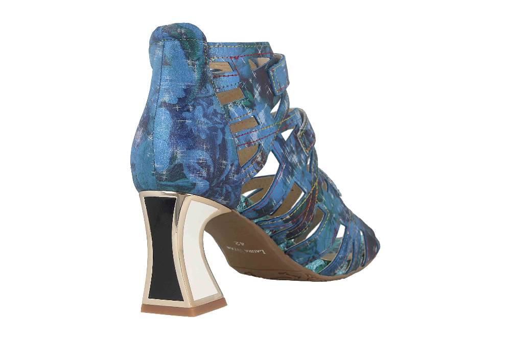 Laura Vita Sandaletten In Übergrößen Mehrfarbig JACBO 01 Jeans Große Damenschuhe