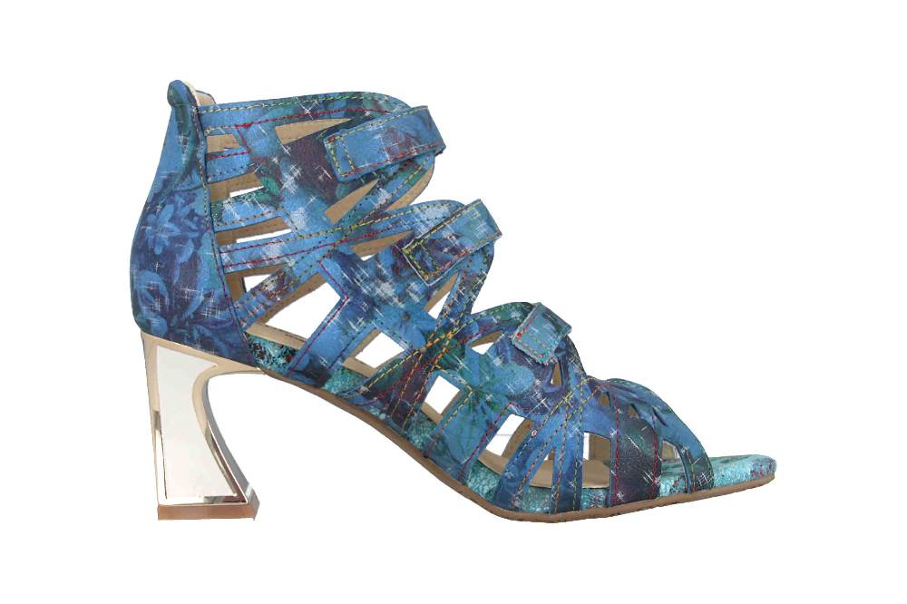 Laura Vita Sandaletten In Übergrößen Mehrfarbig JACBO 01 Jeans Große Damenschuhe