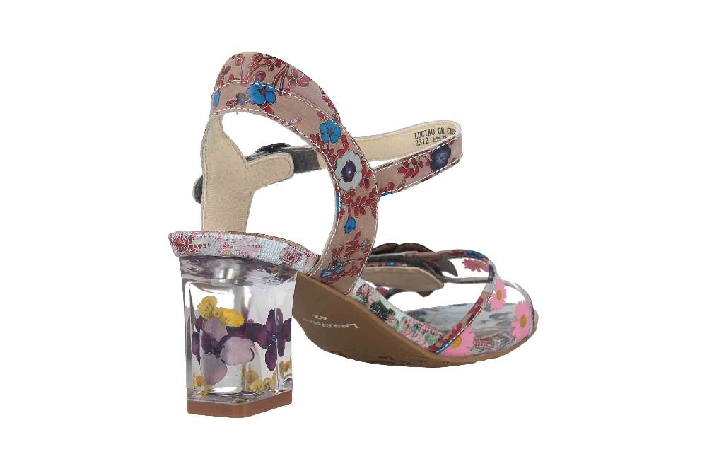 Laura Vita Sandaletten In Übergrößen Mehrfarbig LUCIAO 08 Gris Große Damenschuhe