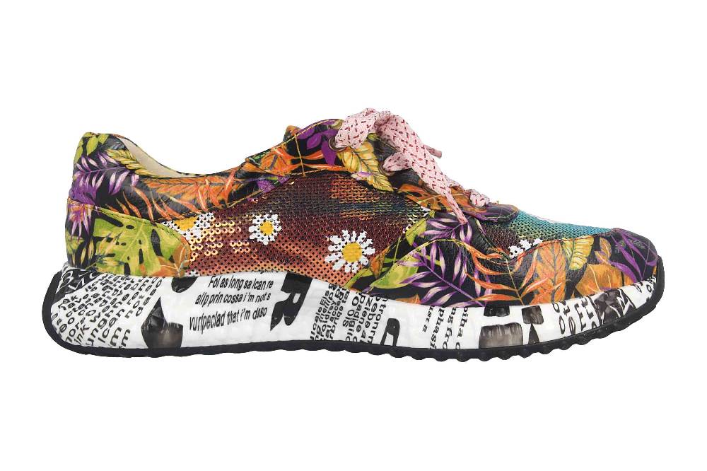 Laura Vita Sneaker In Übergrößen Mehrfarbig BURTON 05 Orange Große Damenschuhe