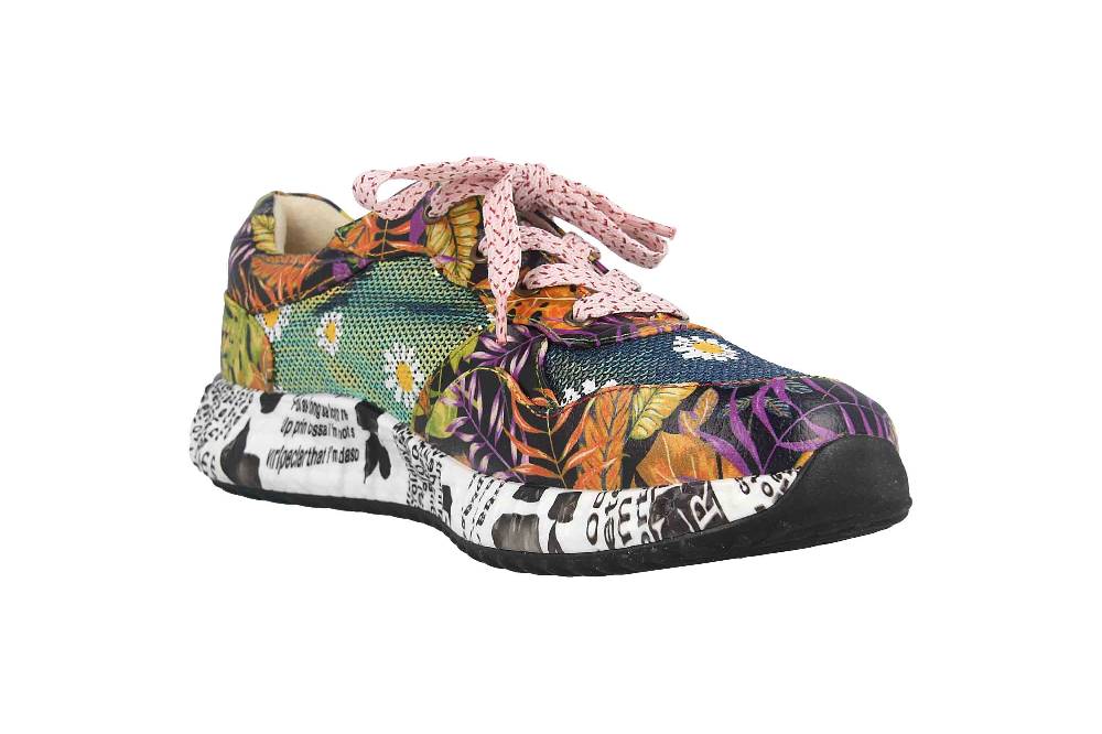 Laura Vita Sneaker In Übergrößen Mehrfarbig BURTON 05 Orange Große Damenschuhe