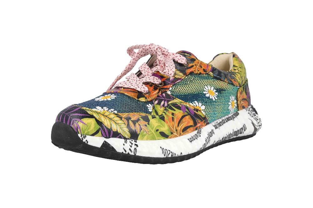 Laura Vita Sneaker In Übergrößen Mehrfarbig BURTON 05 Orange Große Damenschuhe