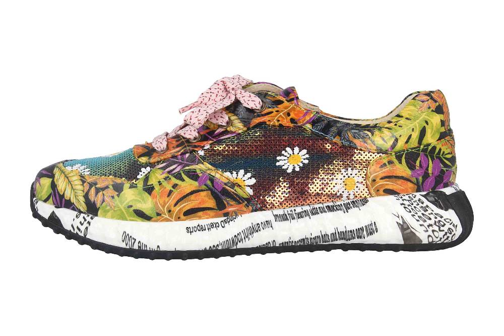 Laura Vita Sneaker in Übergrößen Mehrfarbig BURTON 05 Orange große Damenschuhe