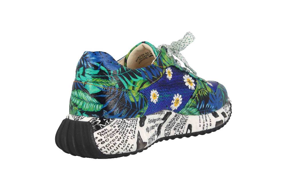 Laura Vita Sneaker In Übergrößen Mehrfarbig BURTON 05 Vert Große Damenschuhe