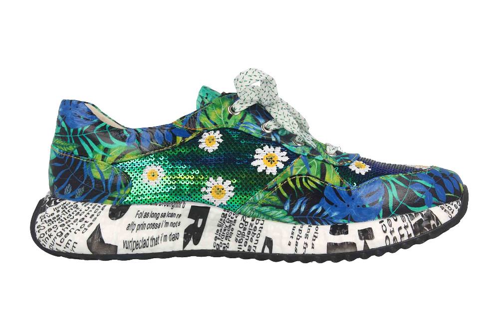 Laura Vita Sneaker In Übergrößen Mehrfarbig BURTON 05 Vert Große Damenschuhe