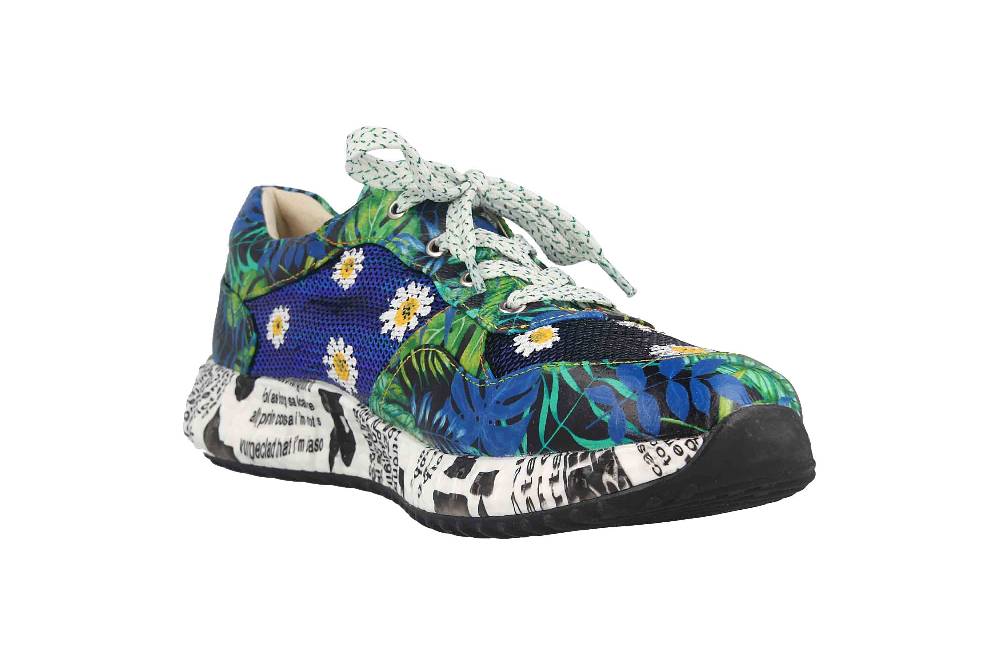 Laura Vita Sneaker In Übergrößen Mehrfarbig BURTON 05 Vert Große Damenschuhe