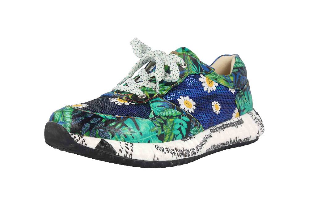 Laura Vita Sneaker In Übergrößen Mehrfarbig BURTON 05 Vert Große Damenschuhe