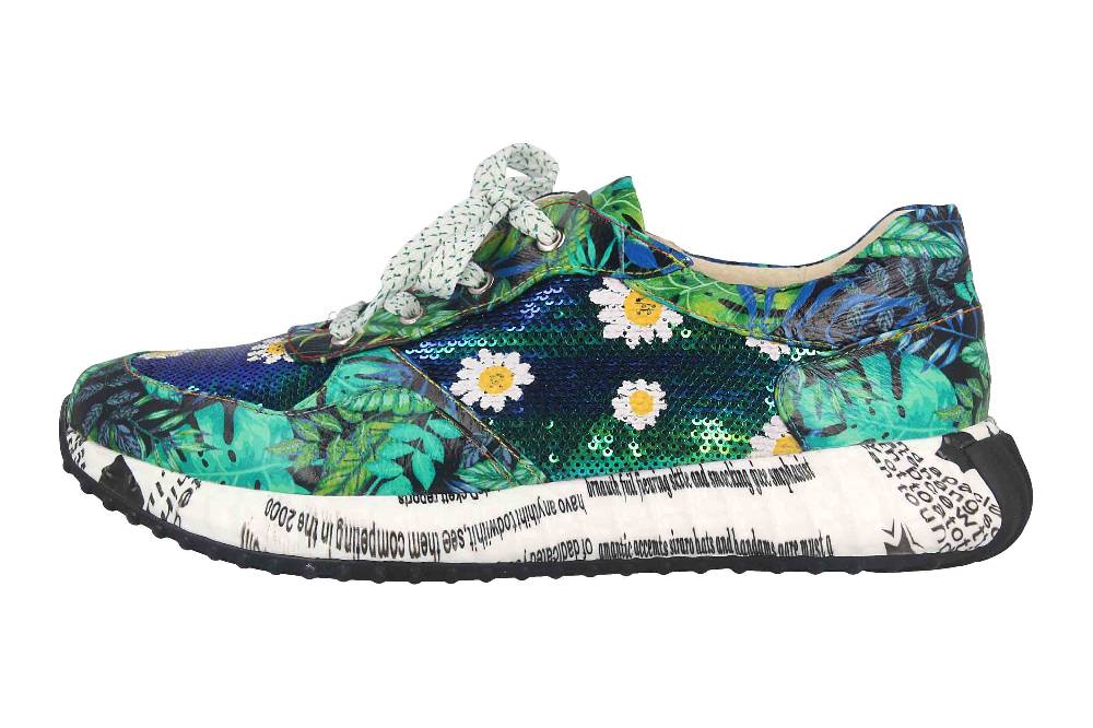 Laura Vita Sneaker in Übergrößen Mehrfarbig BURTON 05 Vert große Damenschuhe