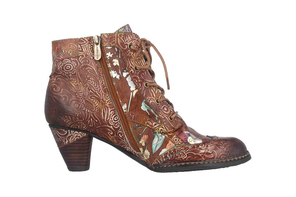 Laura Vita Stiefel In Übergrößen Braun ALCIZEEO 01 Marron Große Damenschuhe