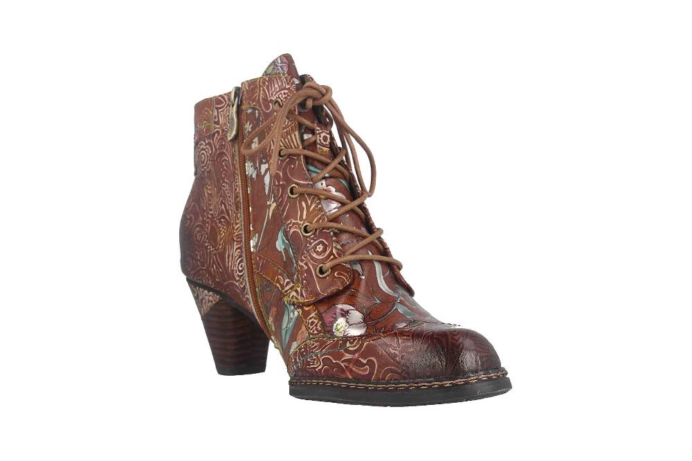 Laura Vita Stiefel In Übergrößen Braun ALCIZEEO 01 Marron Große Damenschuhe