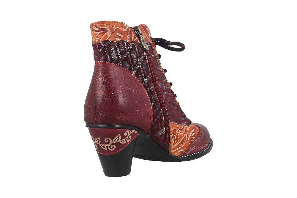 Laura Vita Stiefel In Übergrößen Mehrfarbig Alizee 30 Grenat Große Damenschuhe