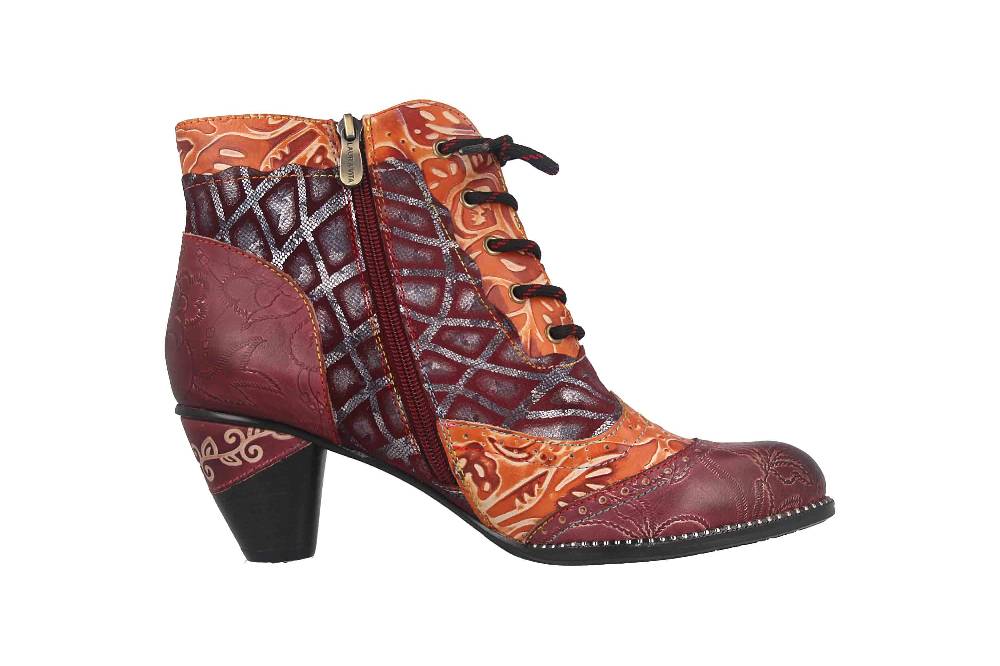 Laura Vita Stiefel In Übergrößen Mehrfarbig Alizee 30 Grenat Große Damenschuhe