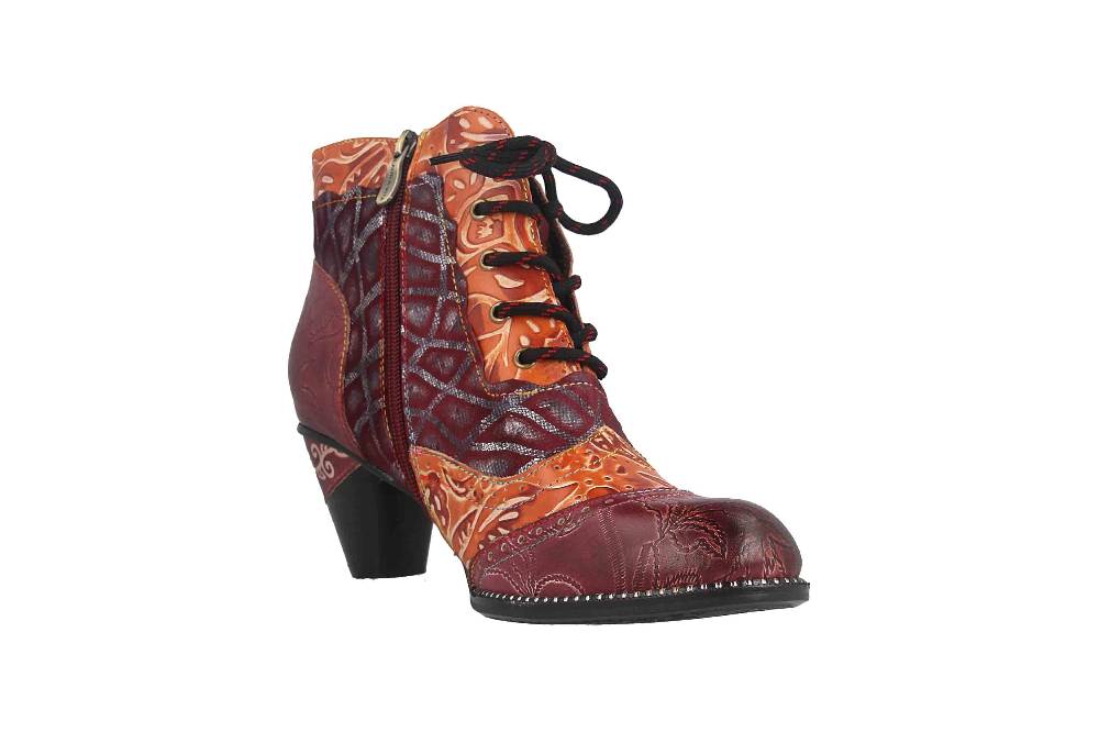 Laura Vita Stiefel In Übergrößen Mehrfarbig Alizee 30 Grenat Große Damenschuhe