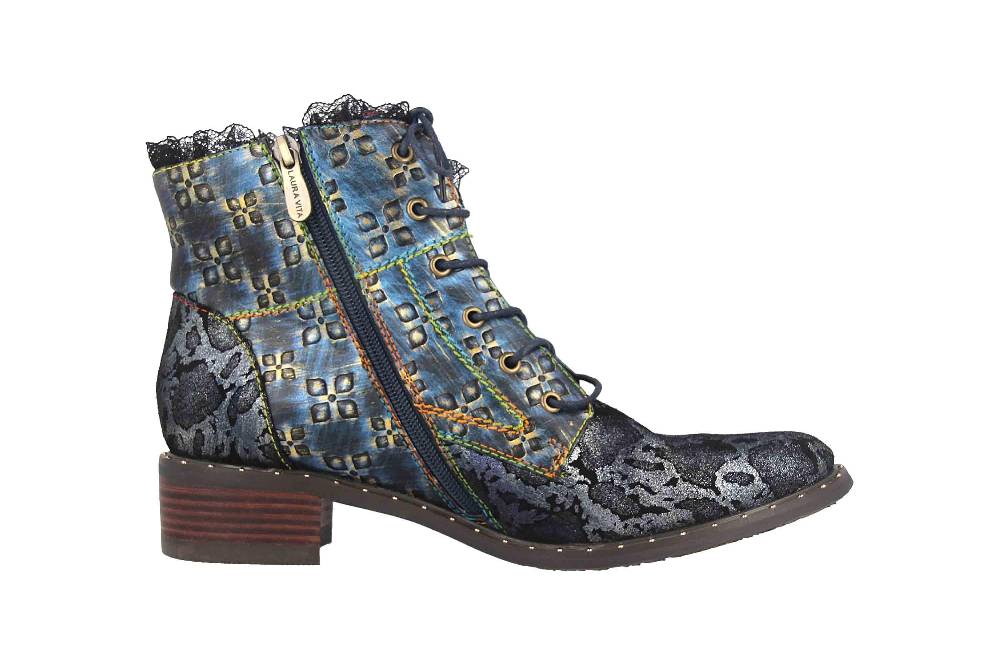 Laura Vita Stiefel In Übergrößen Mehrfarbig Emcmao 15 Bleu Große Damenschuhe