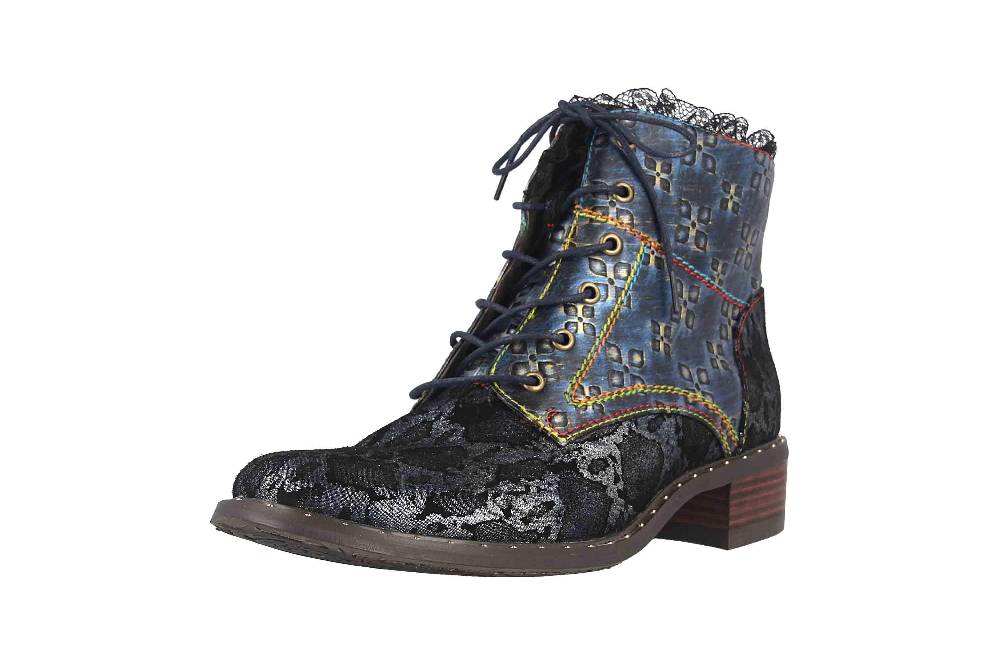 Laura Vita Stiefel In Übergrößen Mehrfarbig Emcmao 15 Bleu Große Damenschuhe