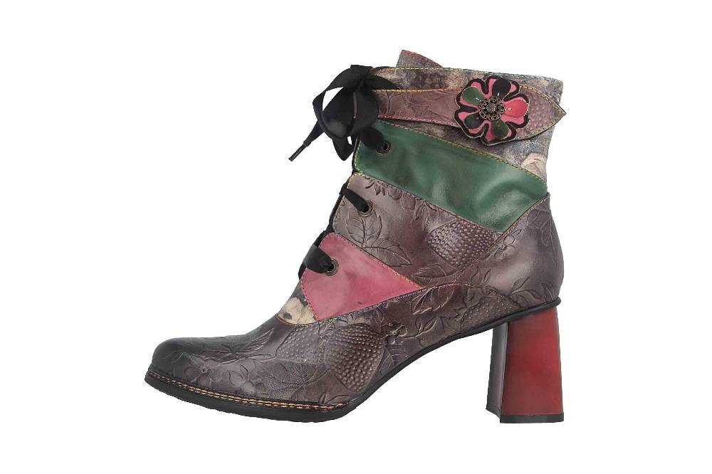 Laura Vita Stiefel in Übergrößen Mehrfarbig Idcano 04 Noir große Damenschuhe