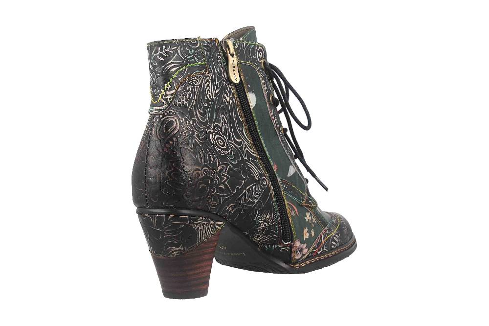 Laura Vita Stiefel In Übergrößen Schwarz ALCIZEEO 01 Noir Große Damenschuhe