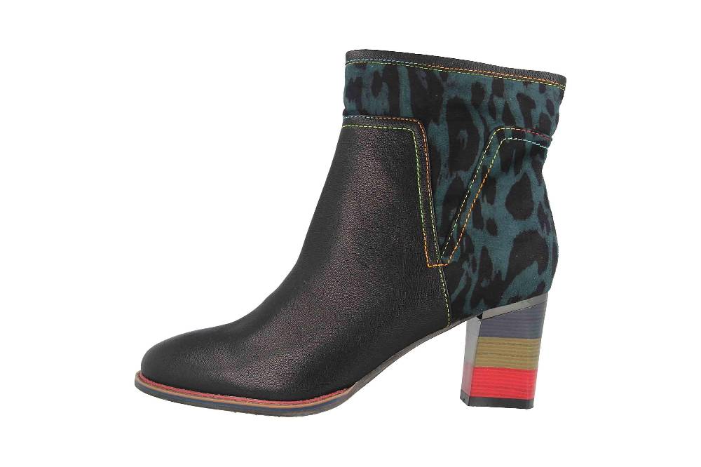 Laura Vita Stiefel in Übergrößen Schwarz Geceko 01 Noir große Damenschuhe