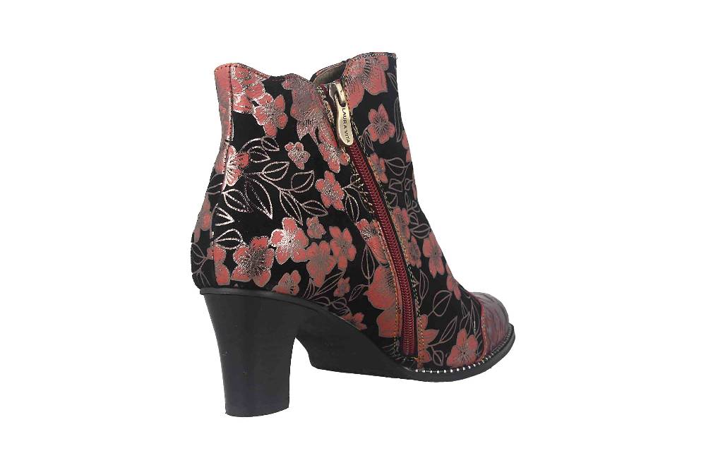 Laura Vita Stiefeletten In Übergrößen Mehrfarbig ELCODIEO 212 Cerise Große Damenschuhe