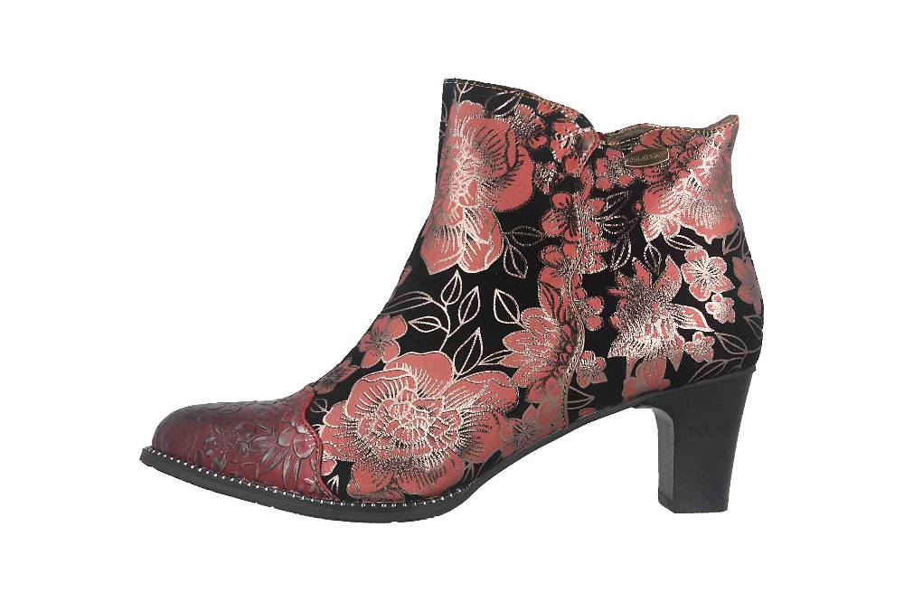 Laura Vita Stiefeletten in Übergrößen Mehrfarbig ELCODIEO 212 Cerise große Damenschuhe