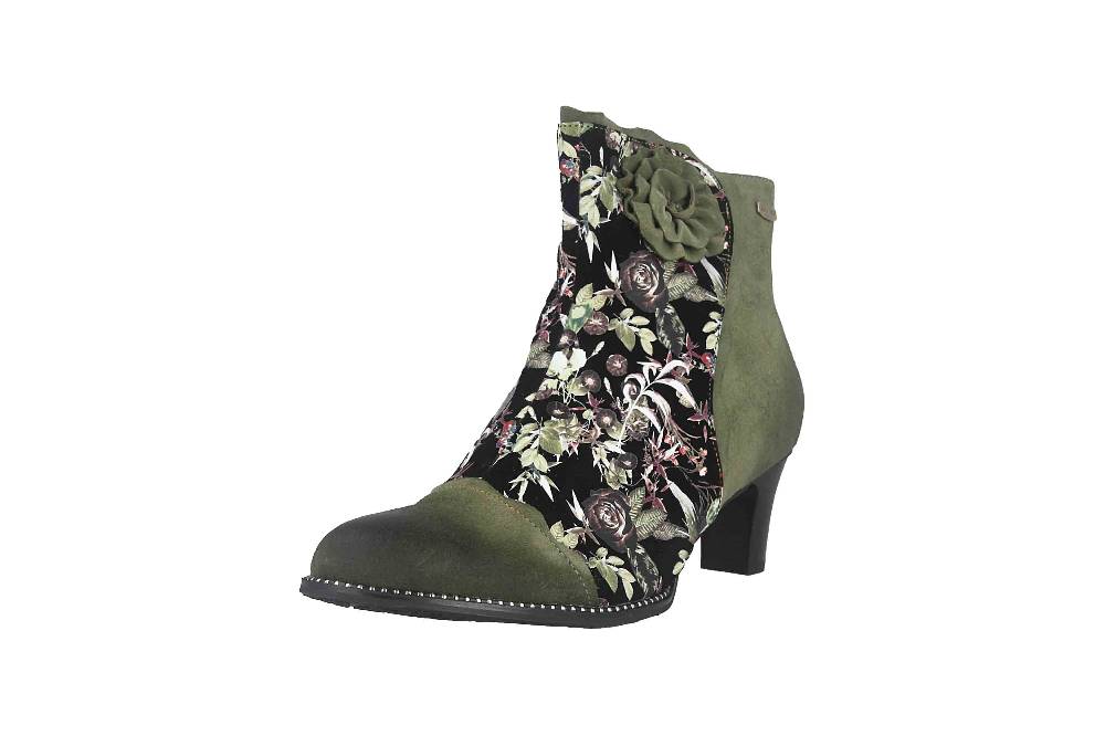 Laura Vita Stiefeletten In Übergrößen Mehrfarbig ELCODIEO 1223 Vert Große Damenschuhe