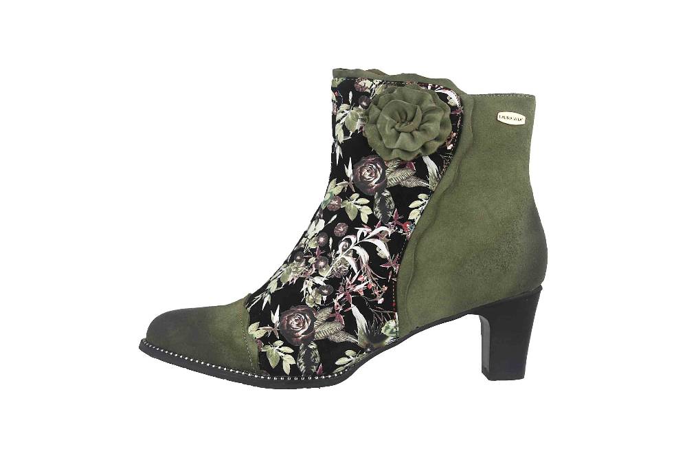 Laura Vita Stiefeletten in Übergrößen Mehrfarbig ELCODIEO 1223 Vert große Damenschuhe