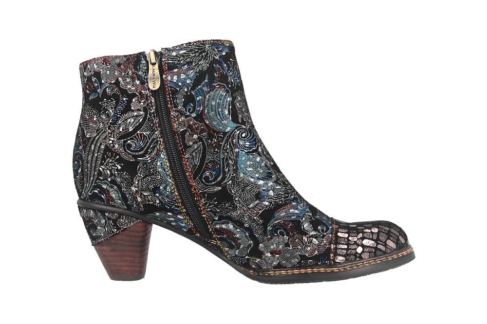 Laura Vita Stiefeletten In Übergrößen Mehrfarbig Alcizeeo 069 Noir Große Damenschuhe