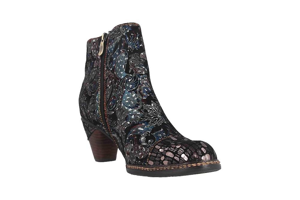 Laura Vita Stiefeletten In Übergrößen Mehrfarbig Alcizeeo 069 Noir Große Damenschuhe