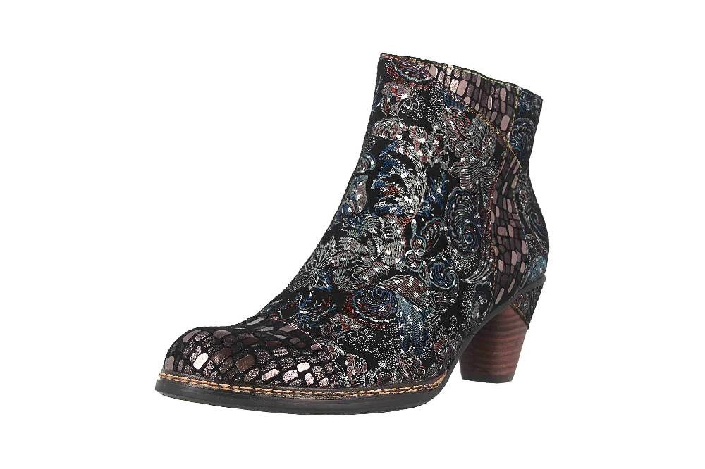 Laura Vita Stiefeletten In Übergrößen Mehrfarbig Alcizeeo 069 Noir Große Damenschuhe