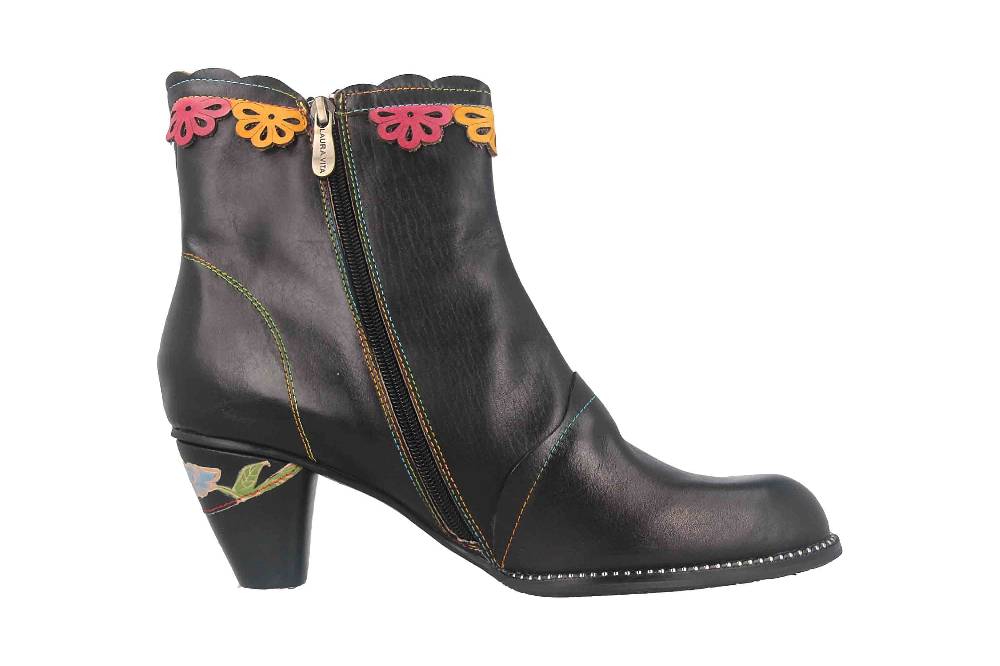 Laura Vita Stiefeletten In Übergrößen Schwarz ALCIZEEO 72 Noir Große Damenschuhe