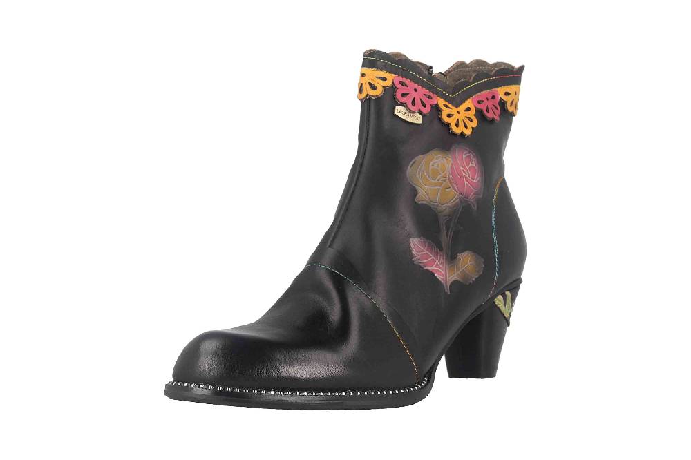 Laura Vita Stiefeletten In Übergrößen Schwarz ALCIZEEO 72 Noir Große Damenschuhe