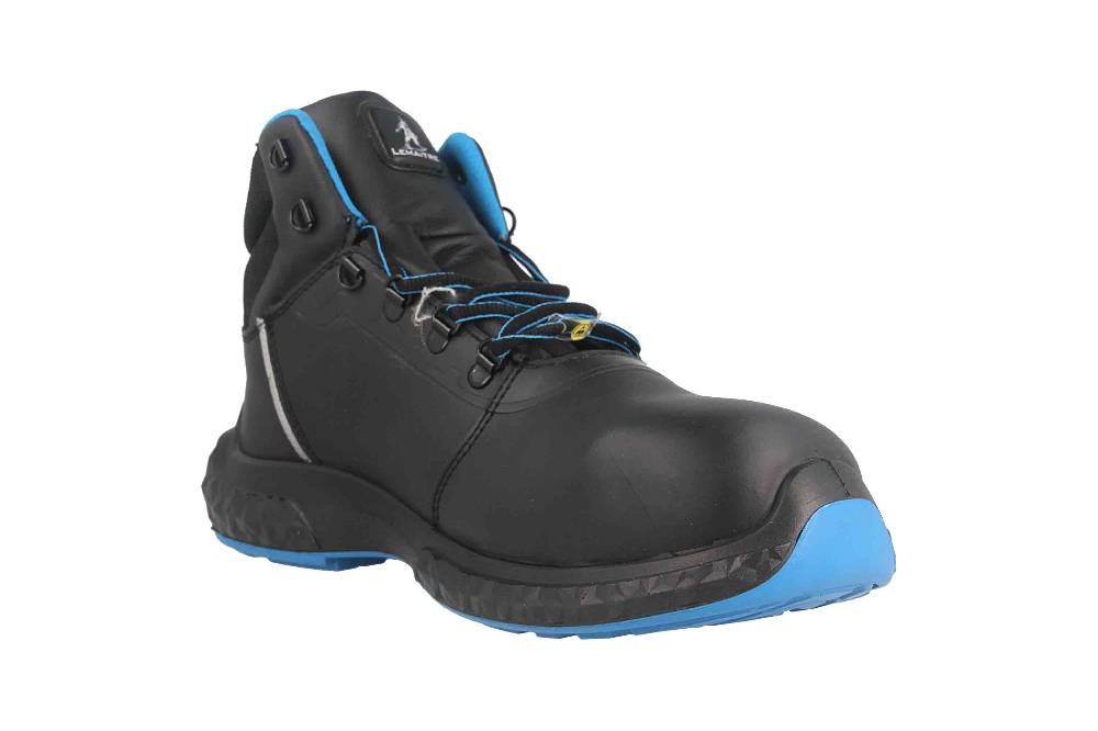Lemaitre Anton High S3 ESD Arbeitsschuhe In Übergrößen Schwarz 8112 Große Herrenschuhe