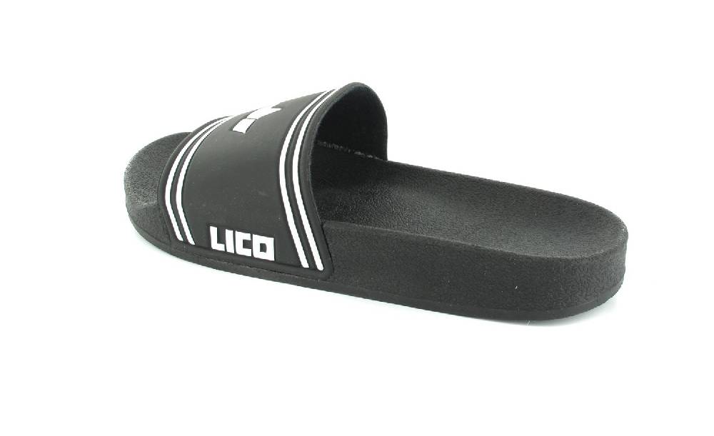 Lico Badesandalen In Übergrößen Schwarz 430009 / 430011 Große Herrenschuhe