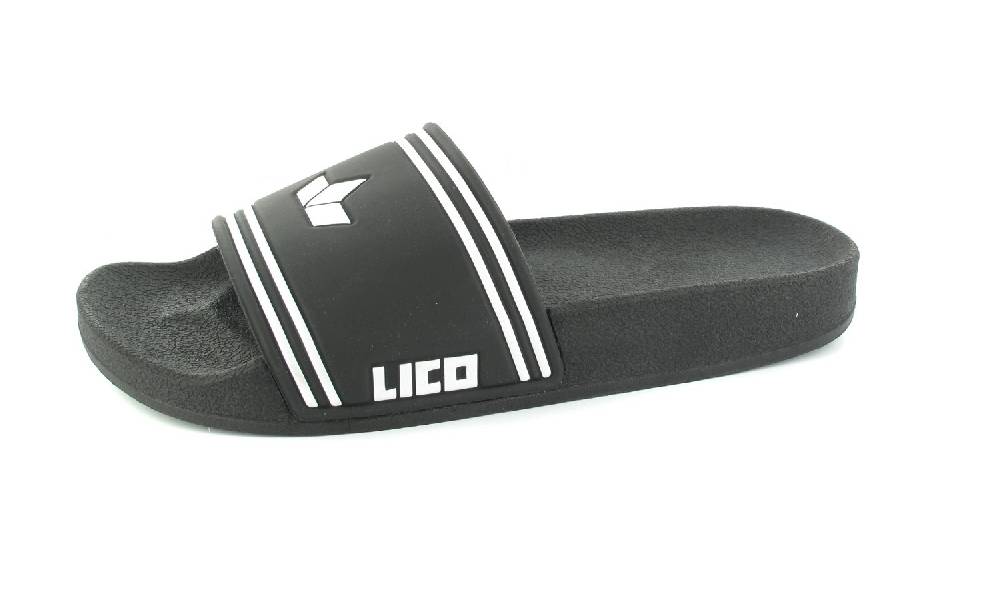 Lico Badesandalen in Übergrößen Schwarz 430009 / 430011 große Herrenschuhe