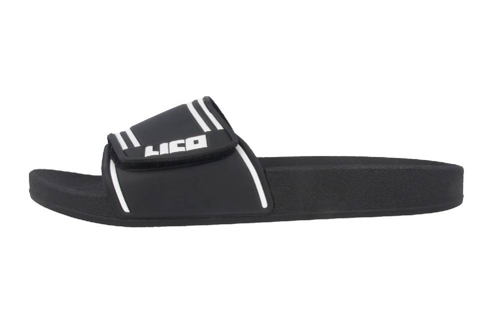 Lico Coast V Badesandalen In Übergrößen Schwarz 430010 / 430012 Große Unisexschuhe