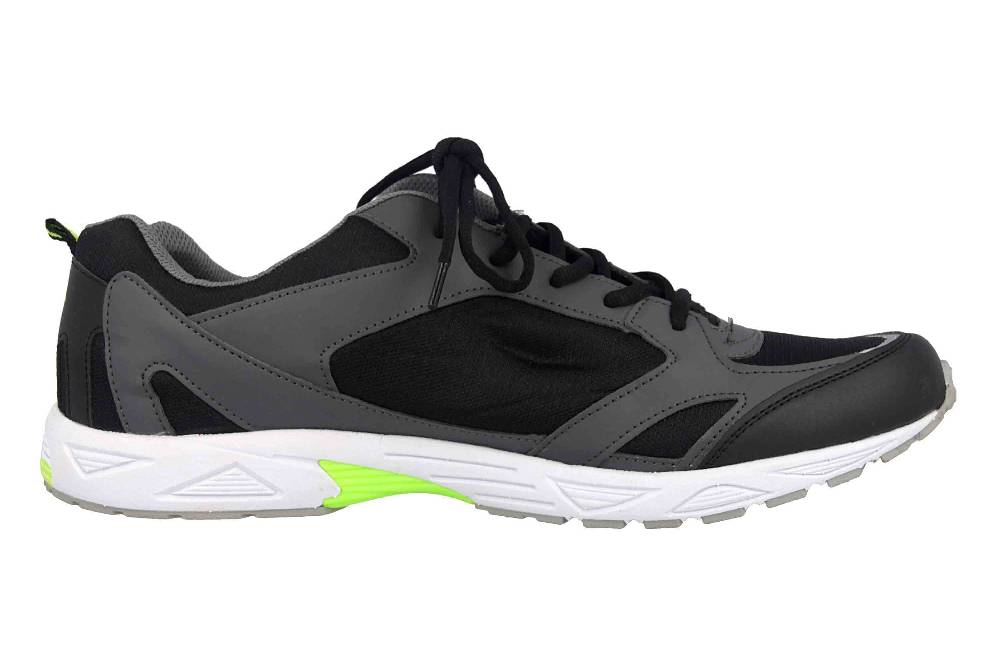 Lico Marvin Sportschuhe In Übergrößen Schwarz 110075 / 110079 Große Herrenschuhe