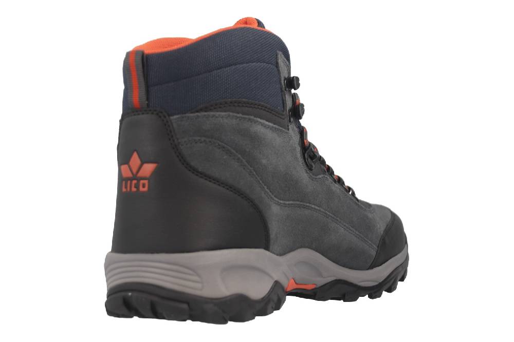 LICO Outdoor/Trekkingschuhe In Übergrößen Anthrazit 220080 / 220081 Große Herrenschuhe