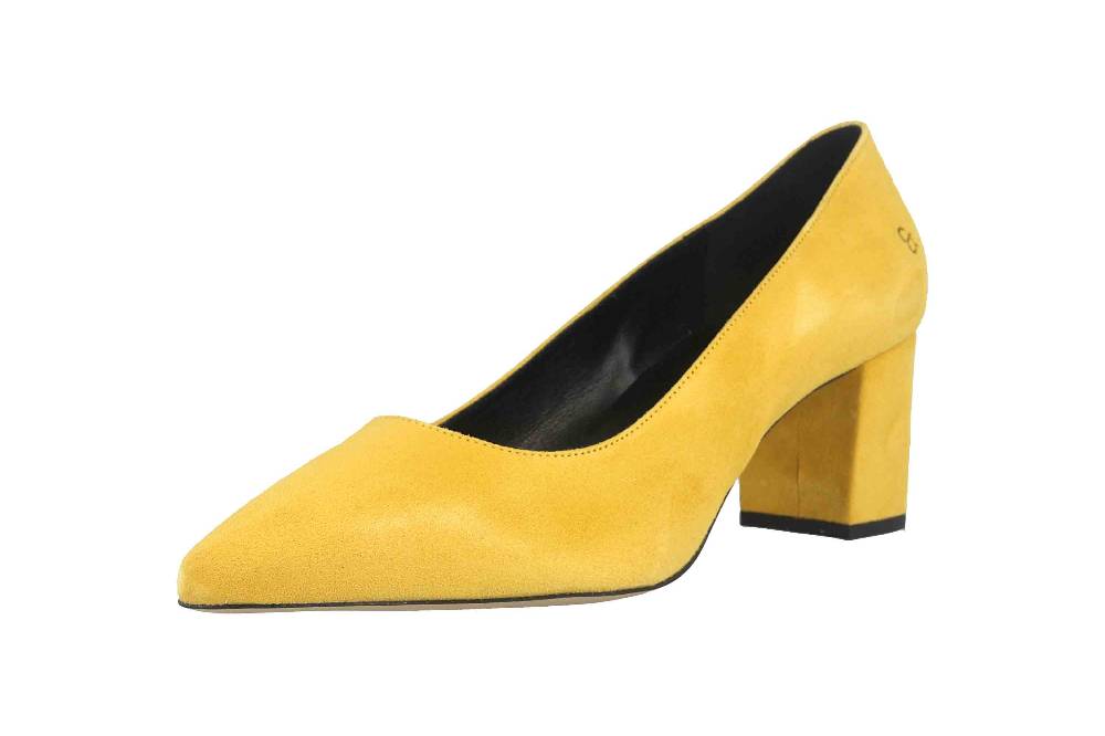 Liesa&Mary LMKAROLINE Pumps In Übergrößen Gelb 60002-700 Große Damenschuhe