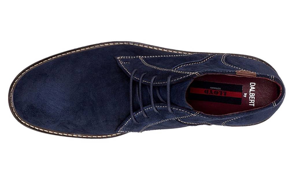 LLOYD Dalbert Stiefeletten In Übergrößen Blau 28-556-34 Große Herrenschuhe