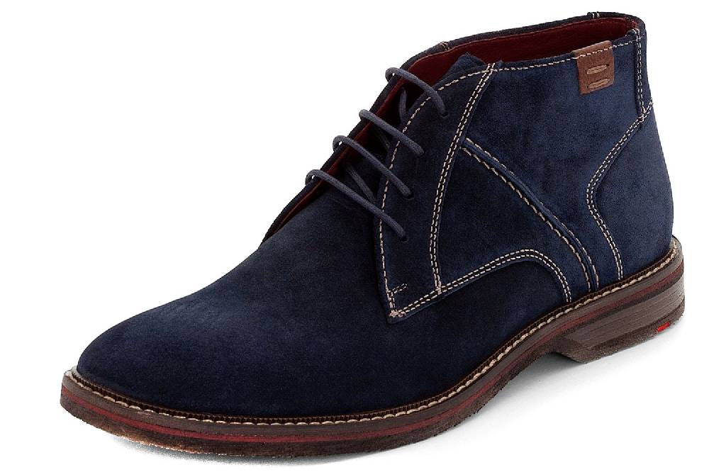 LLOYD Dalbert Stiefeletten in Übergrößen Blau 28-556-34 große Herrenschuhe