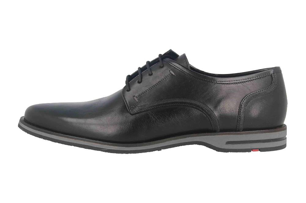 LLOYD Detroit Businessschuhe in Übergrößen Schwarz 20-569-00 große Herrenschuhe