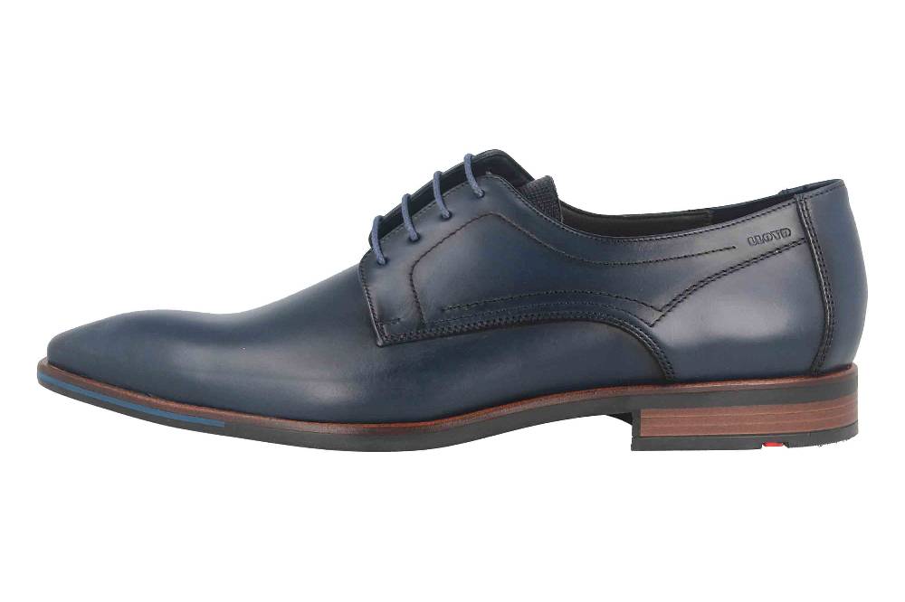 LLOYD Don Businessschuhe in Übergrößen Blau 18-149-19 große Herrenschuhe