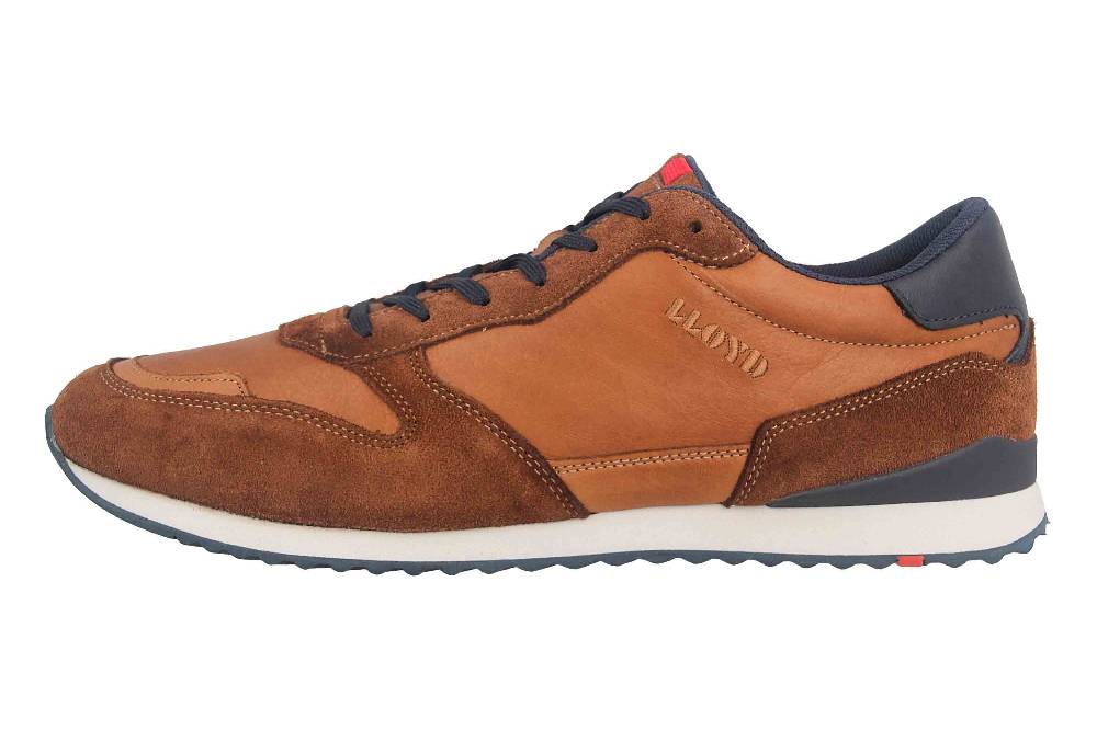 LLOYD Edmond Sneaker in Übergrößen braun 20-900-12 große Herrenschuhe